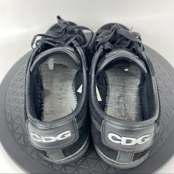 Nike Blazer Low Premium CDG Comme Gracons Black Suede 633699-009 Men's Size 6 - Picture 6 of 14